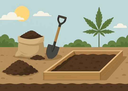 Подготовка места для каннабиса в ауте: от лопаты до экосистемы